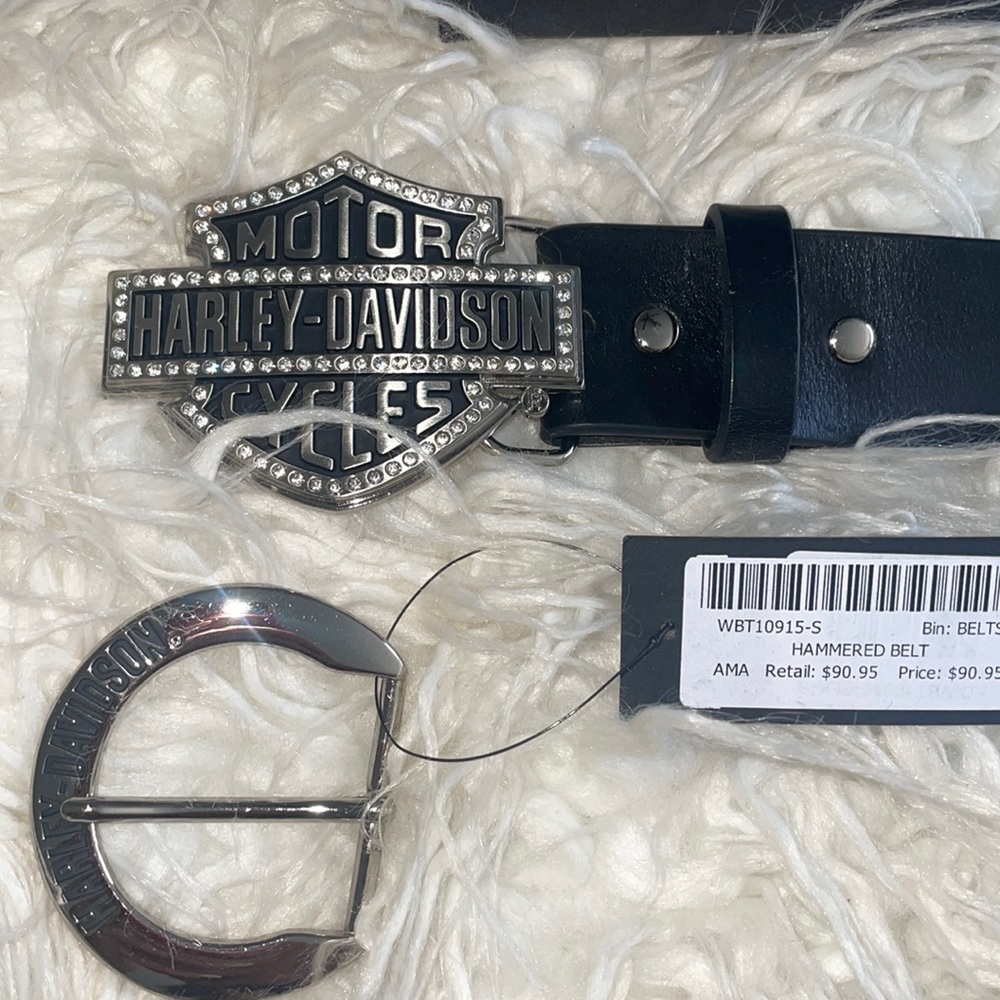 Womens Authentic NWT Belt with Extra Blinged Out Buckle